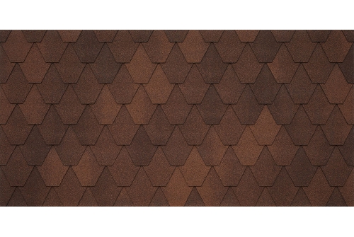 Битумная черепица TEGOLA SARDEGNA liberica 020 (коричневый кофе) | Металлобаза Волхонка