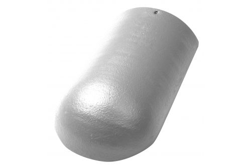 Начальная хребтовая черепица Braas серый | Металлобаза Волхонка