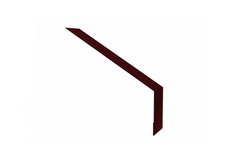 Планка капельник 135х50 0,4 PE с пленкой RAL 3005 красное вино | Металлобаза Волхонка