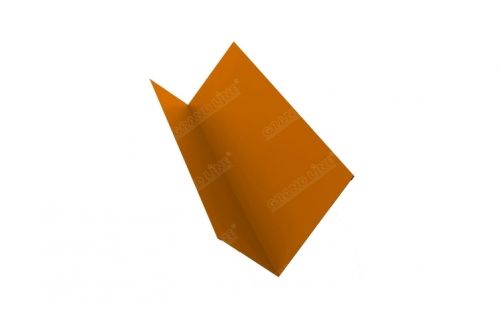 Планка примыкания 150х250 0,45 PE с пленкой RAL 2004 оранжевый | Металлобаза Волхонка