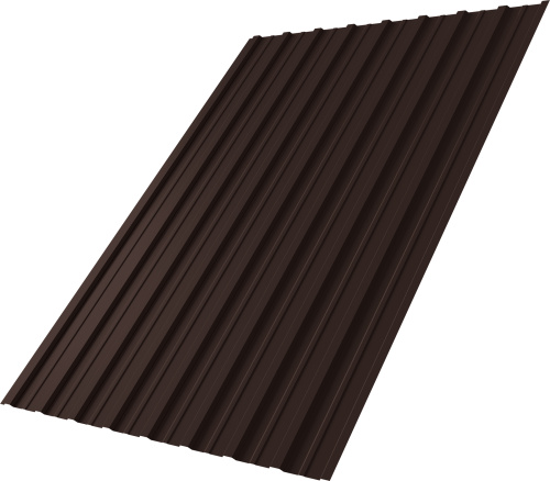 Профнастил С10A 0,5 PurPro RAL 8017 шоколад | Металлобаза Волхонка