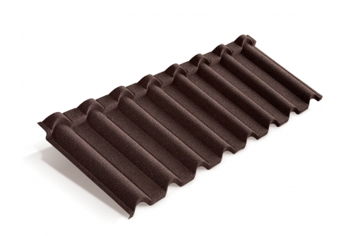 Лист Metrotile Gallo коричневый | Металлобаза Волхонка