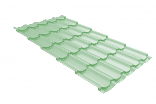 Металлочерепица квинта плюс 0,45 RAL 6019 бело-зеленый | Металлобаза Волхонка