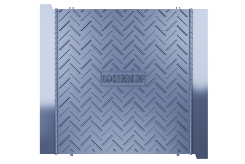 ПВХ Logicroof Walkway Puzzle дорожка серая 0,6х0,6м | Металлобаза Волхонка