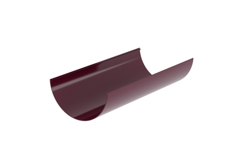 Желоб Классика 120 ПВХ Grand Line 3м бордо (RAL 3005) | Металлобаза Волхонка