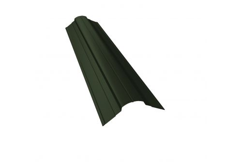 Планка конька фигурного 70x70 0,5 Velur RAL 6020 хромовая зелень | Металлобаза Волхонка