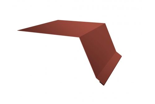 Планка капельник100х55 0,45 Drap RAL 8004 терракота | Металлобаза Волхонка