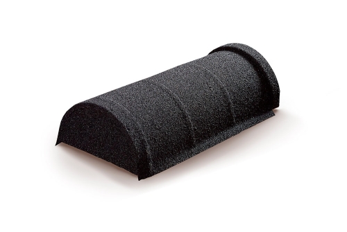 Конек полукруглый начальный AeroDek Tradition /Firenze черный бриллиант | Металлобаза Волхонка