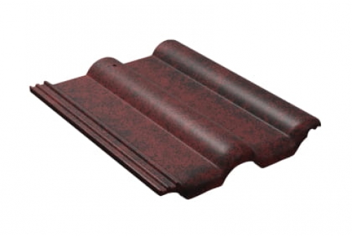 Рядная черепица Braas Франкфуртская магма | Металлобаза Волхонка