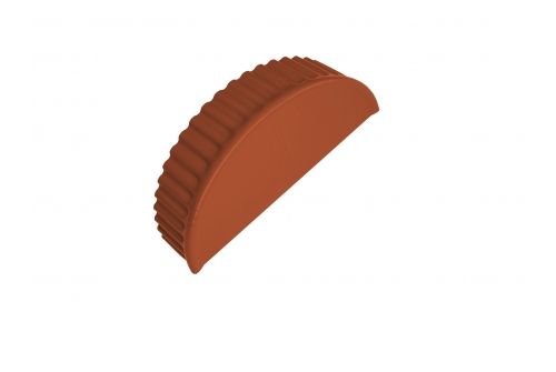 Заглушка торцевая Satin Мatt RAL 8004 терракота | Металлобаза Волхонка