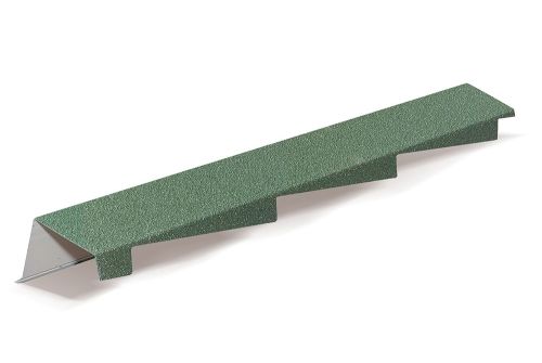 Планка фронтонная левая AeroDek Tradition хвойный лес | Металлобаза Волхонка