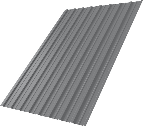 Профнастил С10A 0,4 ПЭ RAL 7004 сигнальный серый | Металлобаза Волхонка