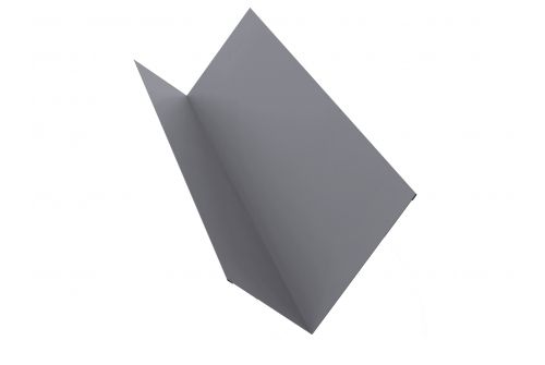 Планка примыкания 150х250 0,7 PE с пленкой RAL 7004 сигнальный серый | Металлобаза Волхонка