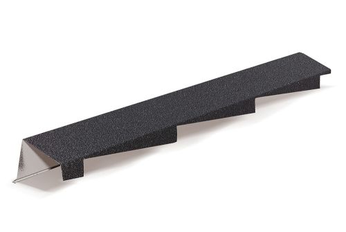 Планка фронтонная левая AeroDek Robust антрацит | Металлобаза Волхонка