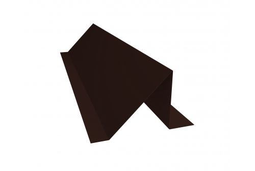 Планка снегозадержания 0,5 Quarzit lite с пленкой RAL 8017 шоколад | Металлобаза Волхонка