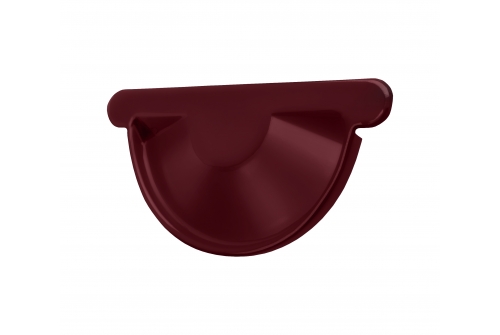 Заглушка торцевая универсальная Optima 125мм RAL 3005 красное вино | Металлобаза Волхонка