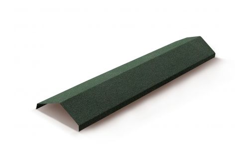 Конек ребровой, ширина 230мм Mtile темно-зеленый | Металлобаза Волхонка