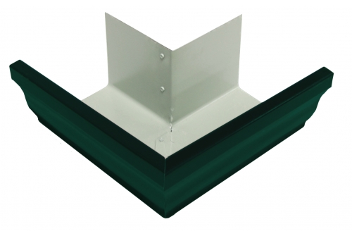Угол желоба внешний Vortex 90гр 127мм RAL 6005 | Металлобаза Волхонка