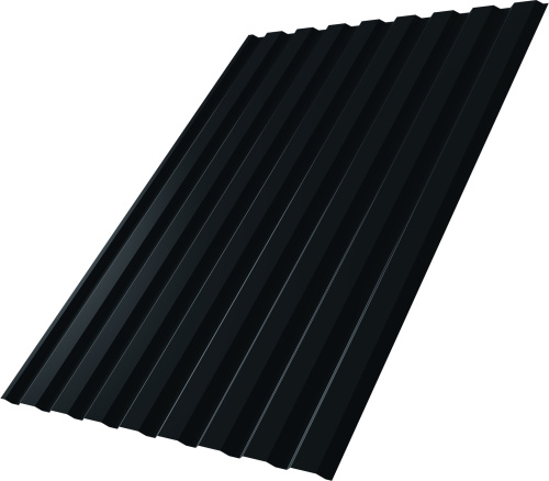Профнастил С20A 0,5 Velur RAL 7016 антрацитово-серый | Металлобаза Волхонка