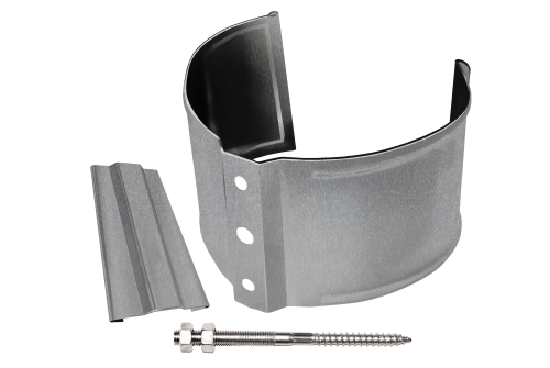 Кронштейн трубы на кирпич Optima 90мм Zn | Металлобаза Волхонка