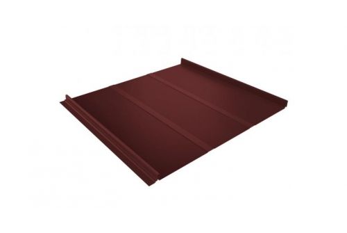 Кликфальц Line Grand Line 0,5 GreenCoat Pural BT, matt с пленкой на замках RR 29 красный (RAL 3009 оксидно-красный) | Металлобаза Волхонка