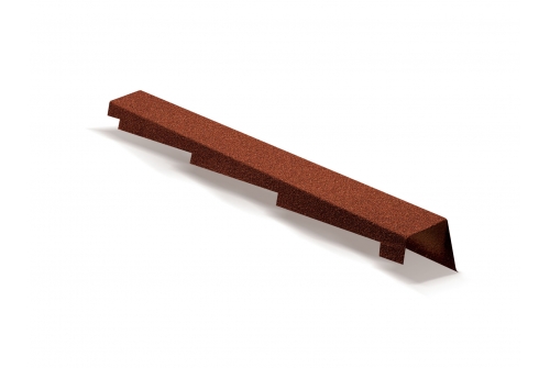 Планка фронтонная правая Mtile скарлет | Металлобаза Волхонка