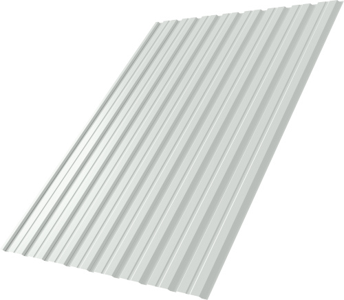 Профнастил С10B Дачный ПЭ RAL 9003 сигнальный белый | Металлобаза Волхонка