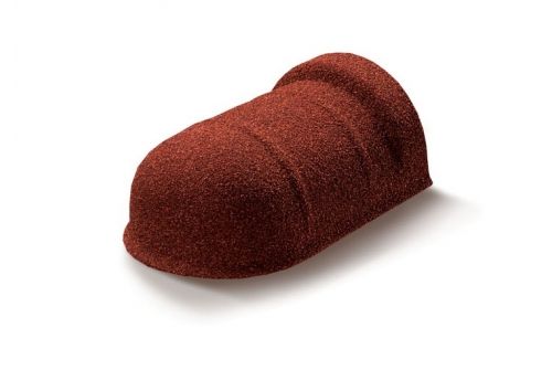 Наконечник полукруглого конька Mtile красный | Металлобаза Волхонка