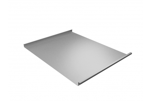 Фальц двойной стоячий 0,5 GreenCoat Pural BT, matt с пленкой на замках RR 21 светло-серый (RAL 7040 серое окно) | Металлобаза Волхонка