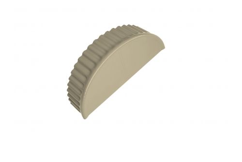 Заглушка торцевая PE RAL 1015 светлая слоновая кость | Металлобаза Волхонка