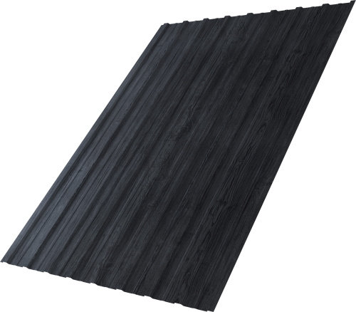 Профнастил С10A 0,45 Принт Премиум Серое дерево TwinColor | Металлобаза Волхонка