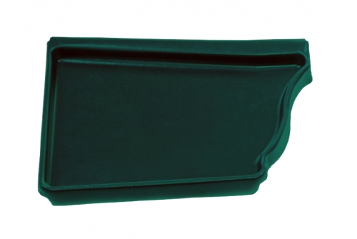 Заглушка левая Vortex 127мм RAL 6005 | Металлобаза Волхонка