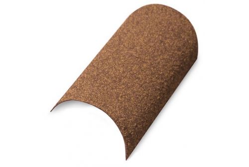 Конек полукруглый Lux_Cl/Rom коралл | Металлобаза Волхонка