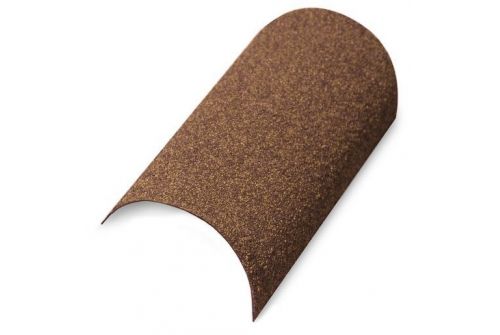 Конек полукруглый Lux_Cl/Rom пробка | Металлобаза Волхонка