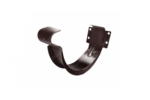 Крюк короткий 125мм Optima RAL 8017 шоколад | Металлобаза Волхонка