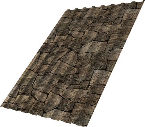 Профнастил С20B 0,45 Принт Элит Королевский камень TwinColor | Металлобаза Волхонка