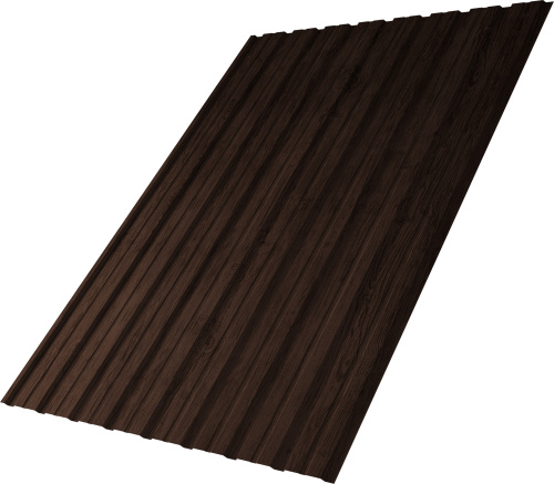 Профнастил С10B 0,45 Принт Премиум Античный дуб TwinColor | Металлобаза Волхонка