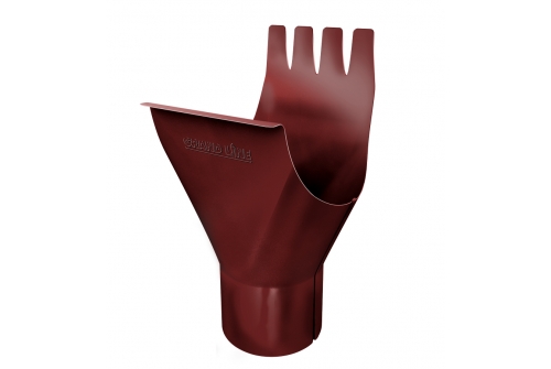 Воронка 125/90 мм RR 29 красный | Металлобаза Волхонка