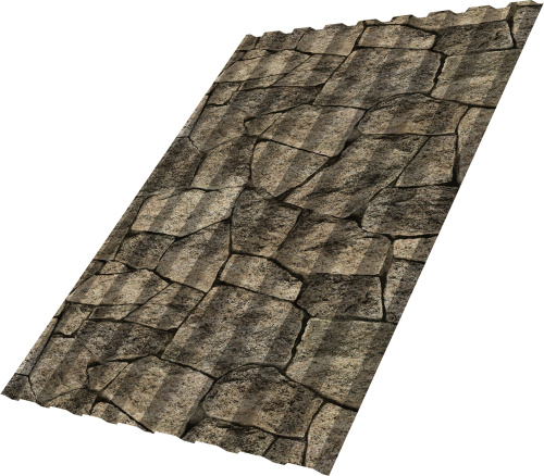 Профнастил С20A 0,45 Принт Элит Королевский камень TwinColor | Металлобаза Волхонка