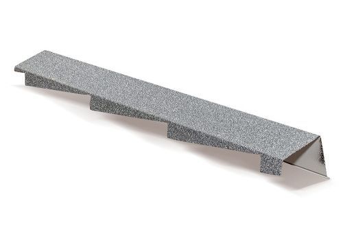 Планка фронтонная правая AeroDek Tradition античный серый | Металлобаза Волхонка