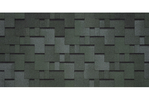 Битумная черепица TEGOLA LAZIO verde 474 (зеленый) | Металлобаза Волхонка