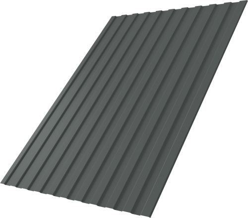 Профнастил С8A в02 0,45 ПЭ RAL 7005 мышино-серый | Металлобаза Волхонка