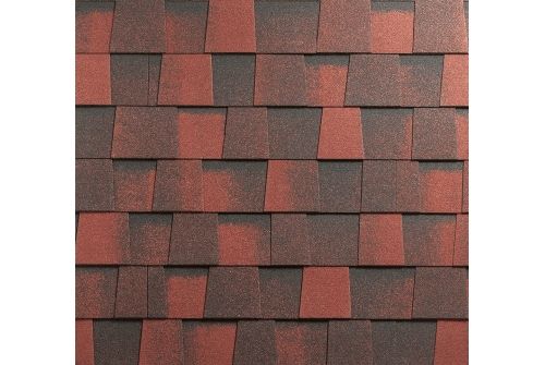 Katepal черепица MANSION NEW 1,6 м2 Кобург (Красный) | Металлобаза Волхонка