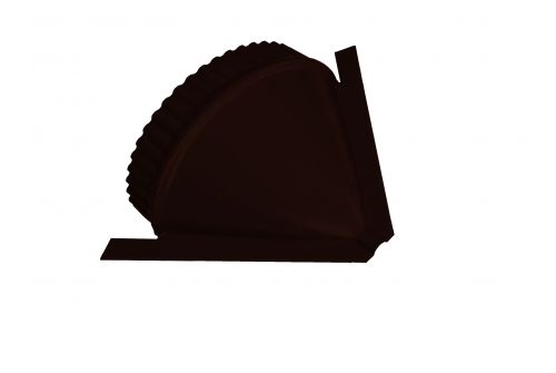 Заглушка малая конусная Quarzit RR 32 темно-коричневый | Металлобаза Волхонка