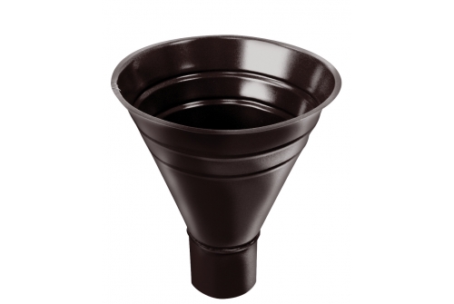 Воронка водосборная Grand Line, 250/90 мм RAL 8017 шоколад | Металлобаза Волхонка