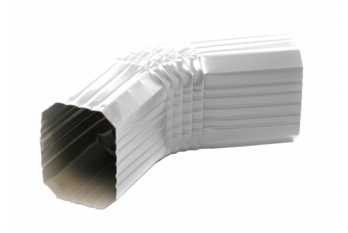 Колено прямоугольное Vortex RAL 9003 | Металлобаза Волхонка