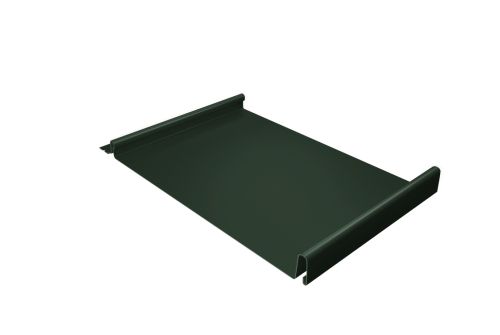 Кликфальц GL 0,5 GreenCoat Pural BT с пленкой на замках RR 11 темно-зеленый (RAL 6020 хромовая зелень) | Металлобаза Волхонка