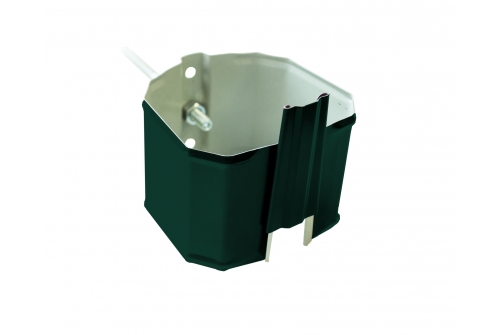 Кронштейн трубы на кирпич прямоугольный Vortex RAL 6005 | Металлобаза Волхонка