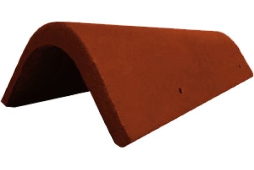 Боковая универсальная черепица Braas красный | Металлобаза Волхонка