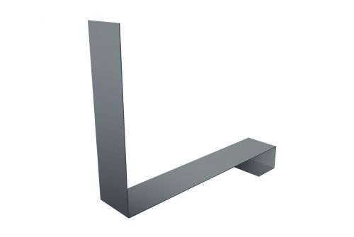 Планка примыкание нижнее к трубе фальц 0,45 Zn | Металлобаза Волхонка